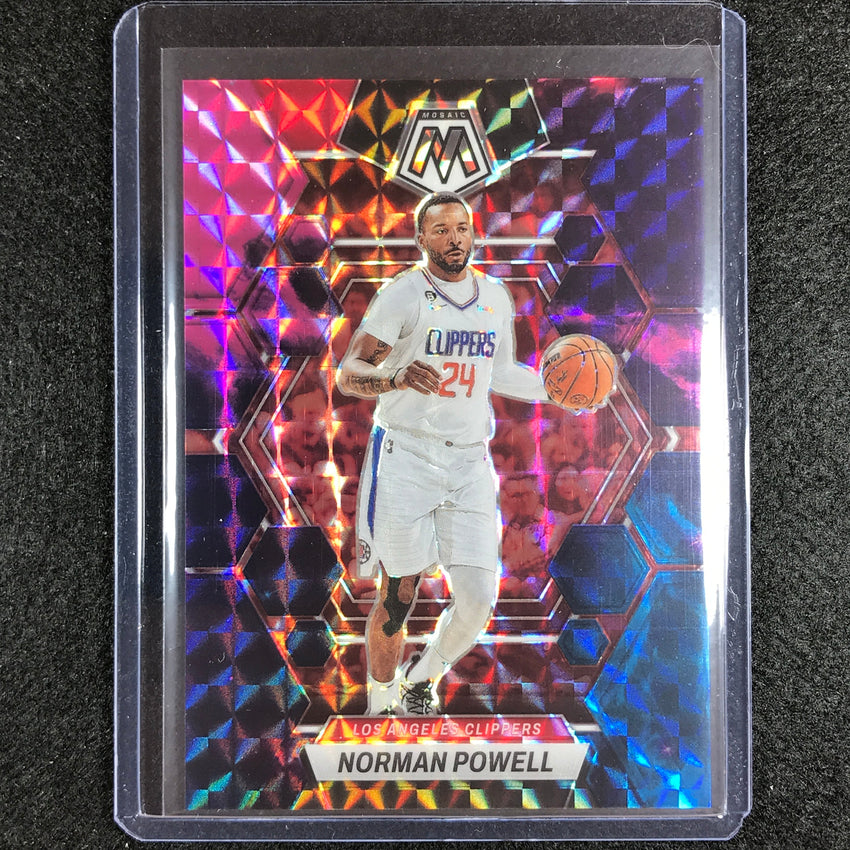 2022-23 Mosaic Norman Powell Choice Nebula Prizm 1/1 No 27-Cherry Collectables