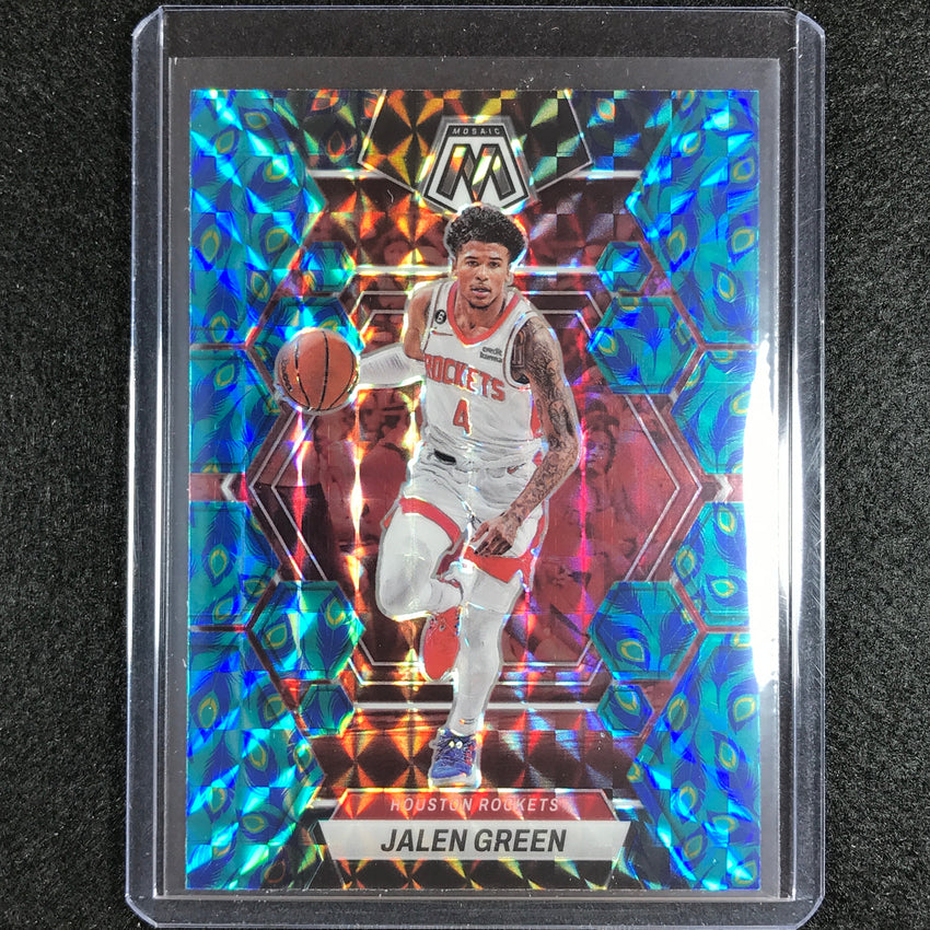 2022-23 Mosaic Jalen Green Choice Peacock Ssp No 193