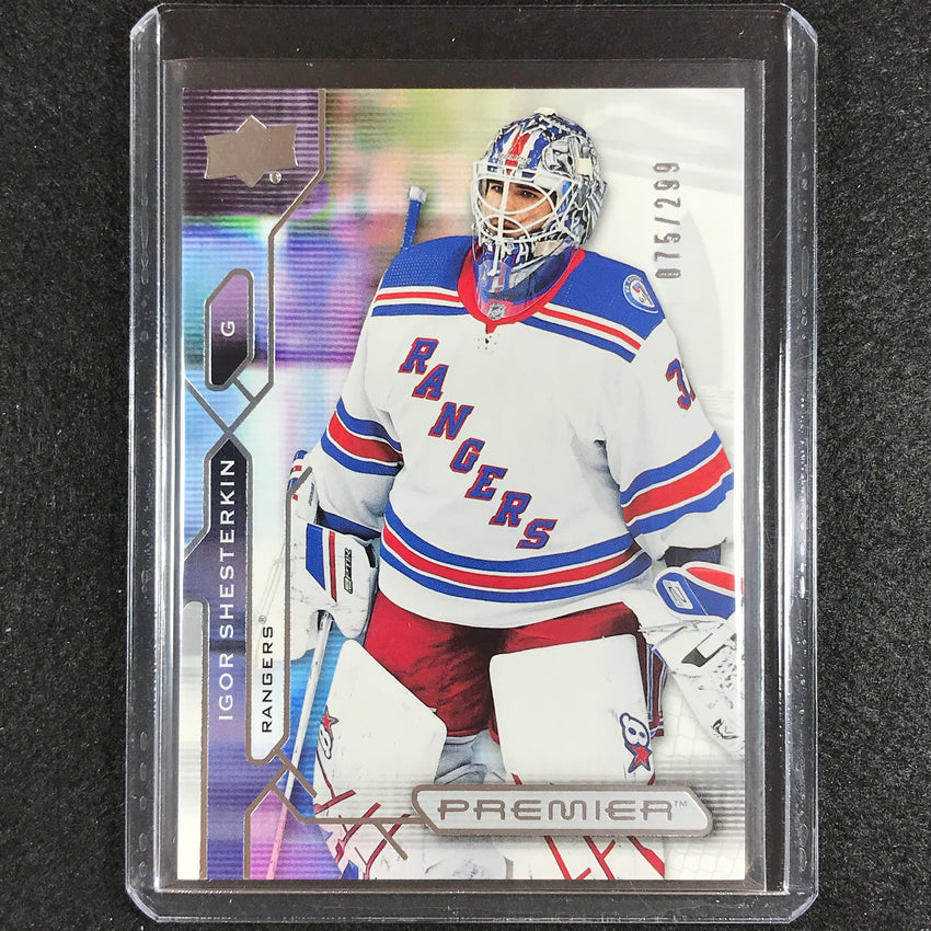 2021-22 Premier Nhl Igor Shesterkin Veteran Base 75/299