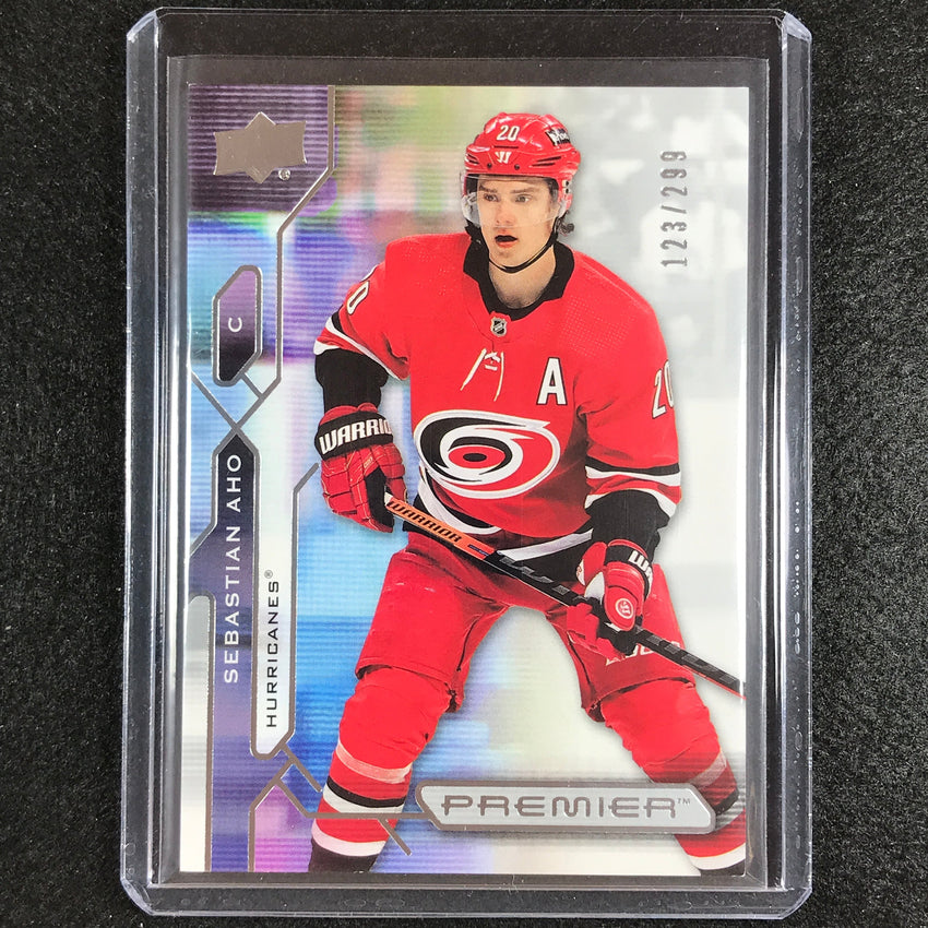 2021-22 Premier Nhl Sebastian Aho Veteran Base 123/299