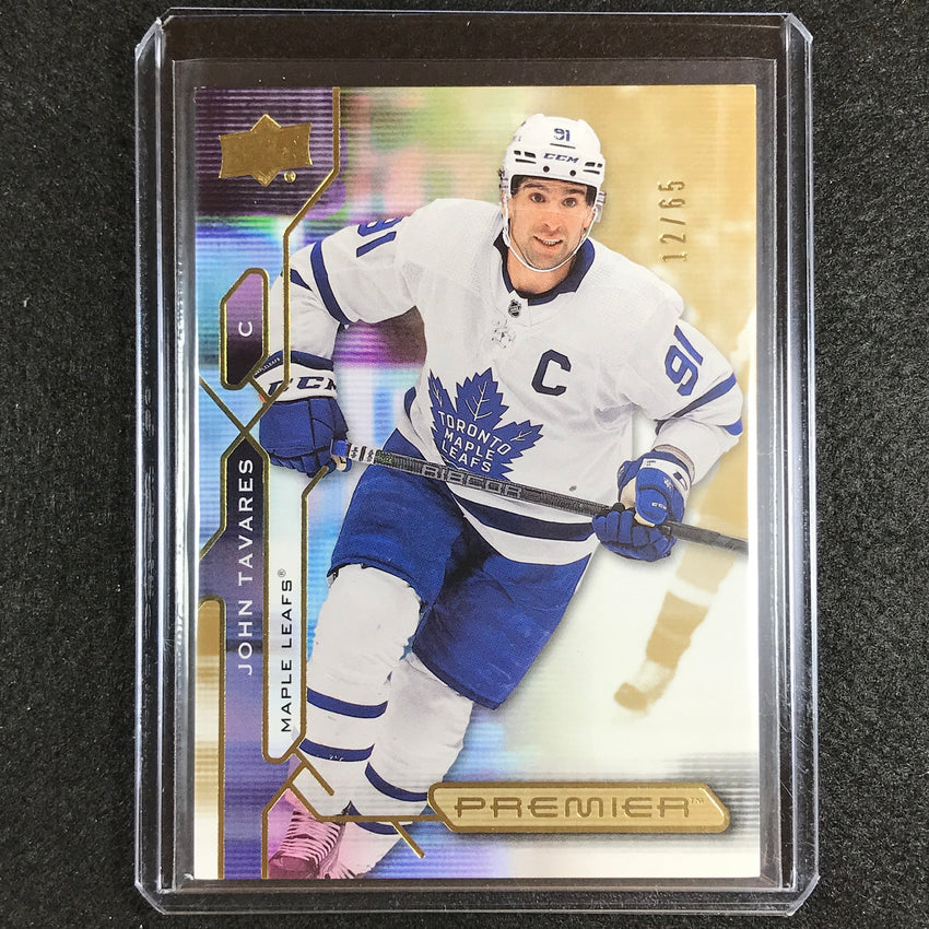 2021-22 Premier Nhl John Tavares Veteran Base Gold 12/65
