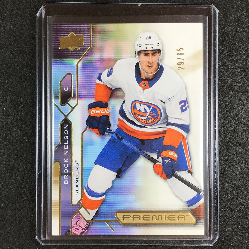 2021-22 Premier Nhl Brock Nelson Veteran Base Gold 29/65