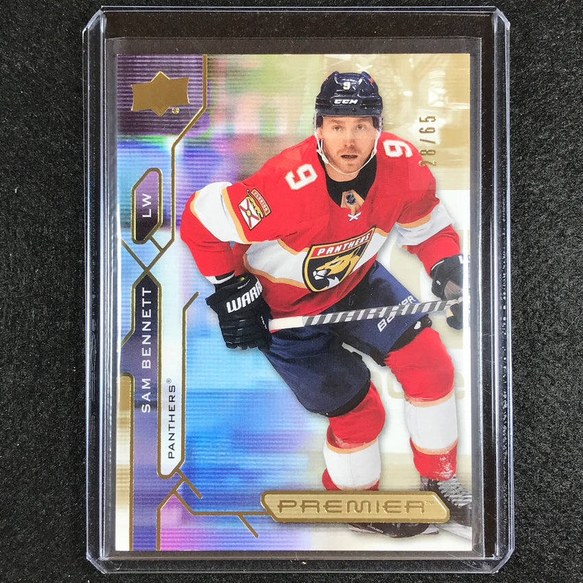 2021-22 Premier Nhl Sam Bennett Veteran Base Gold 28/65