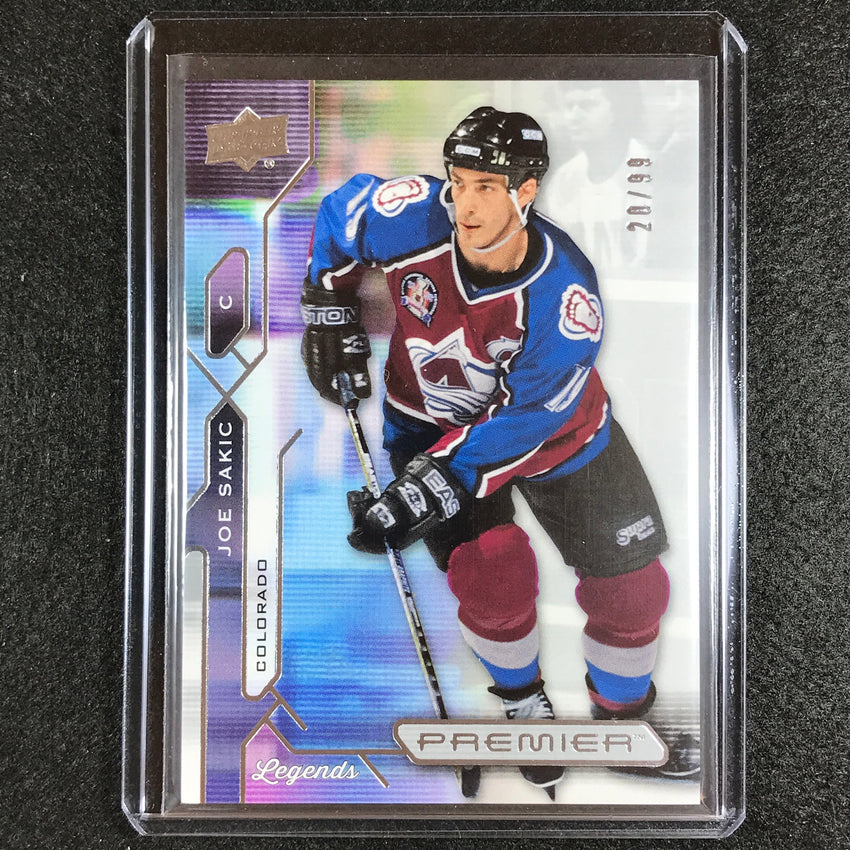 2021-22 Premier Nhl Joe Sakic Legends Base 20/99