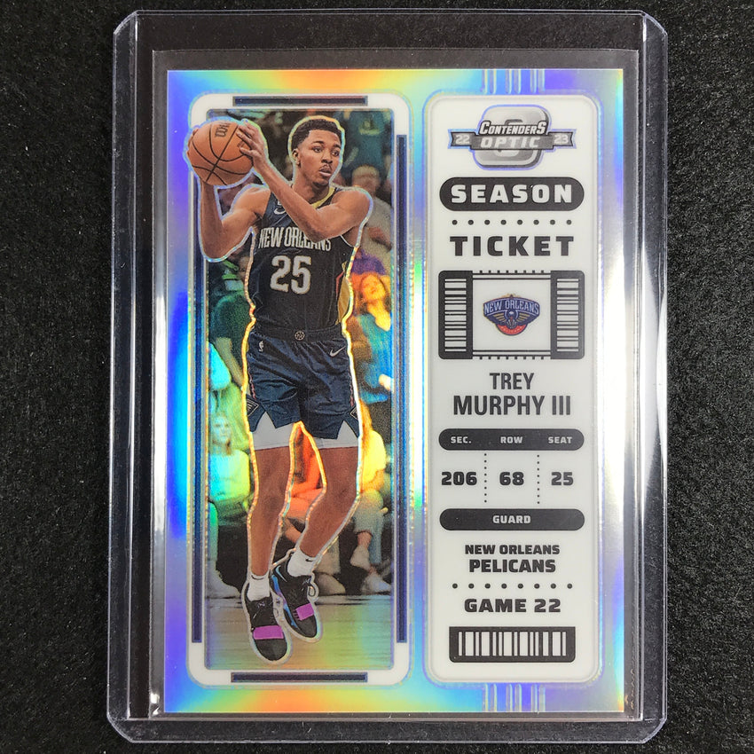 2022-23 Contenders Optic TREY MURPHY III Season Ticket Silver Prizm #53