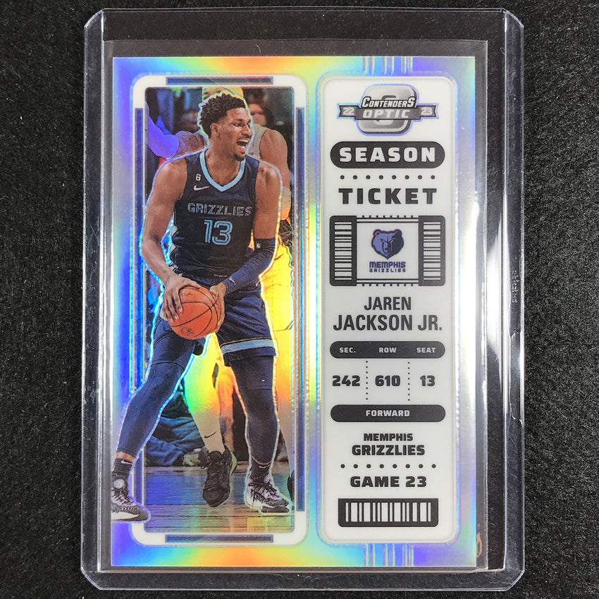 2022-23 Contenders Optic JAREN JACKSON JR. Season Ticket Silver Prizm #56