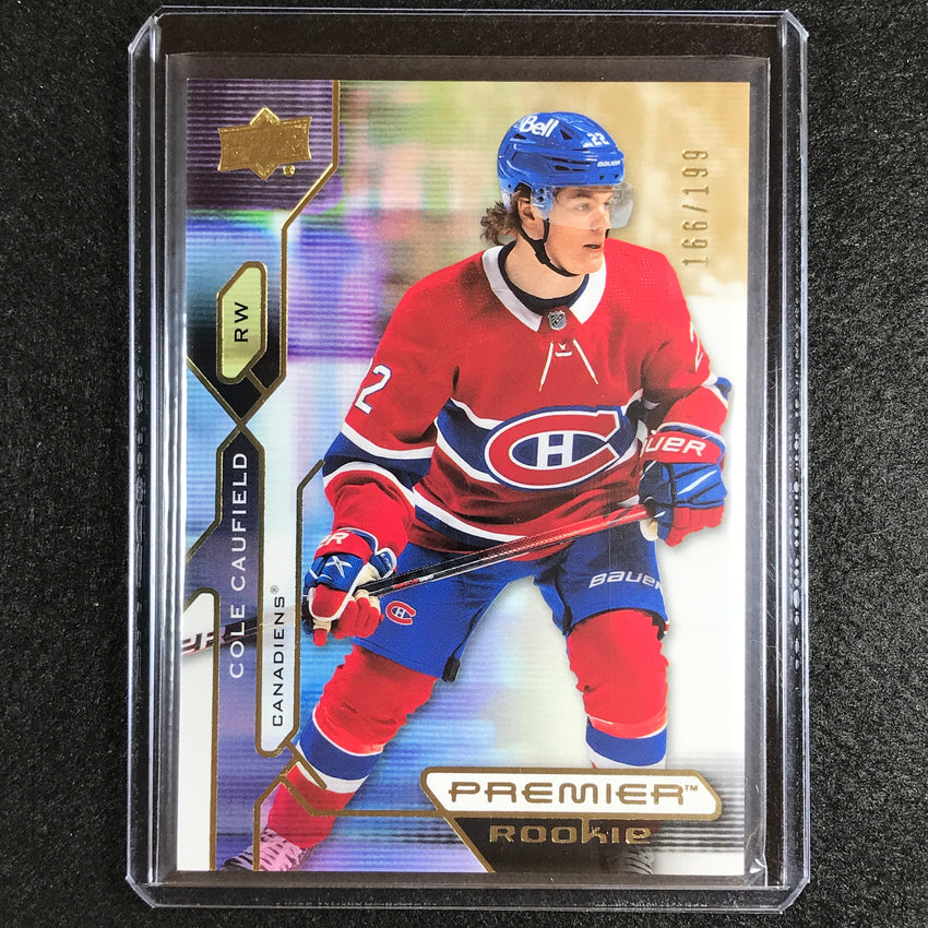 2021-22 Premier Nhl Cole Caufield Rookie Base Gold 166/199