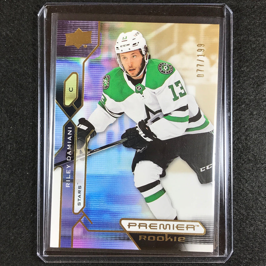 2021-22 Premier Nhl Riley Damiani Rookie Base Gold 77/199