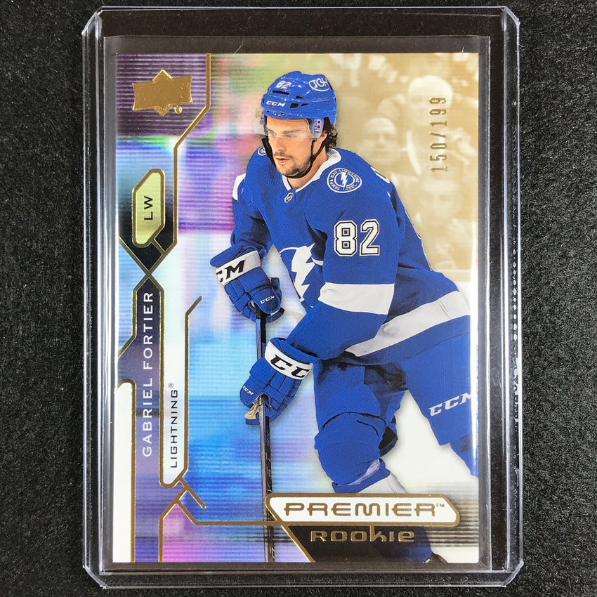 2021-22 Premier Nhl Gabriel Fortier Rookie Base Gold 150/199