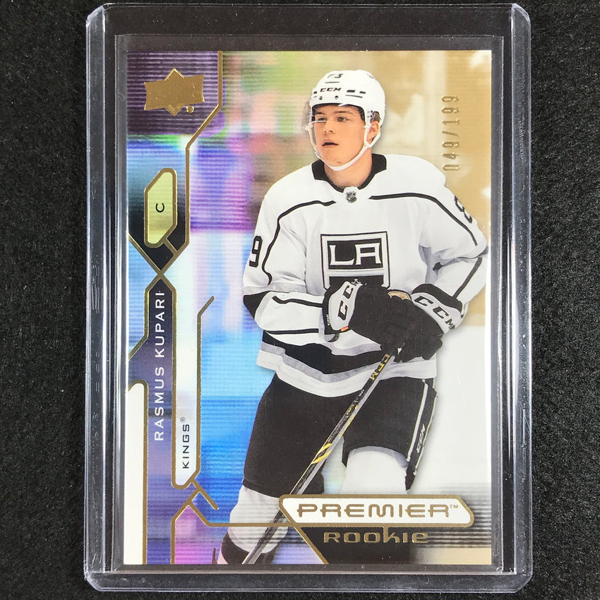 2021-22 Premier Nhl Rasmus Kupari Rookie Base Gold 49/199