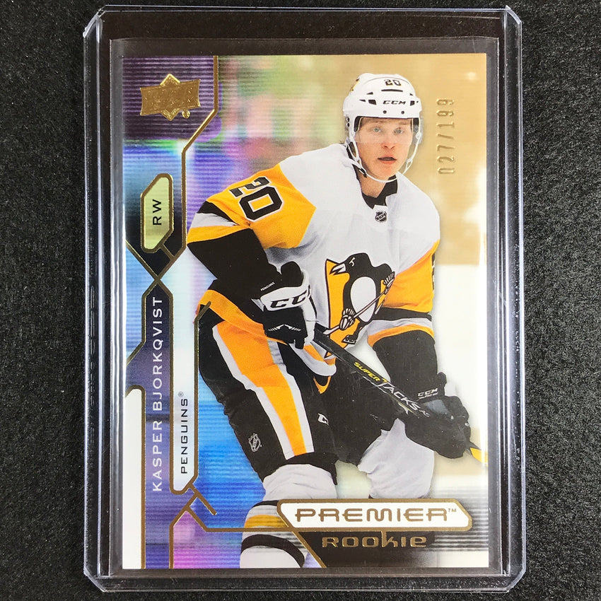 2021-22 Premier Nhl Kasper Bjorkqvist Rookie Base Gold 27/199