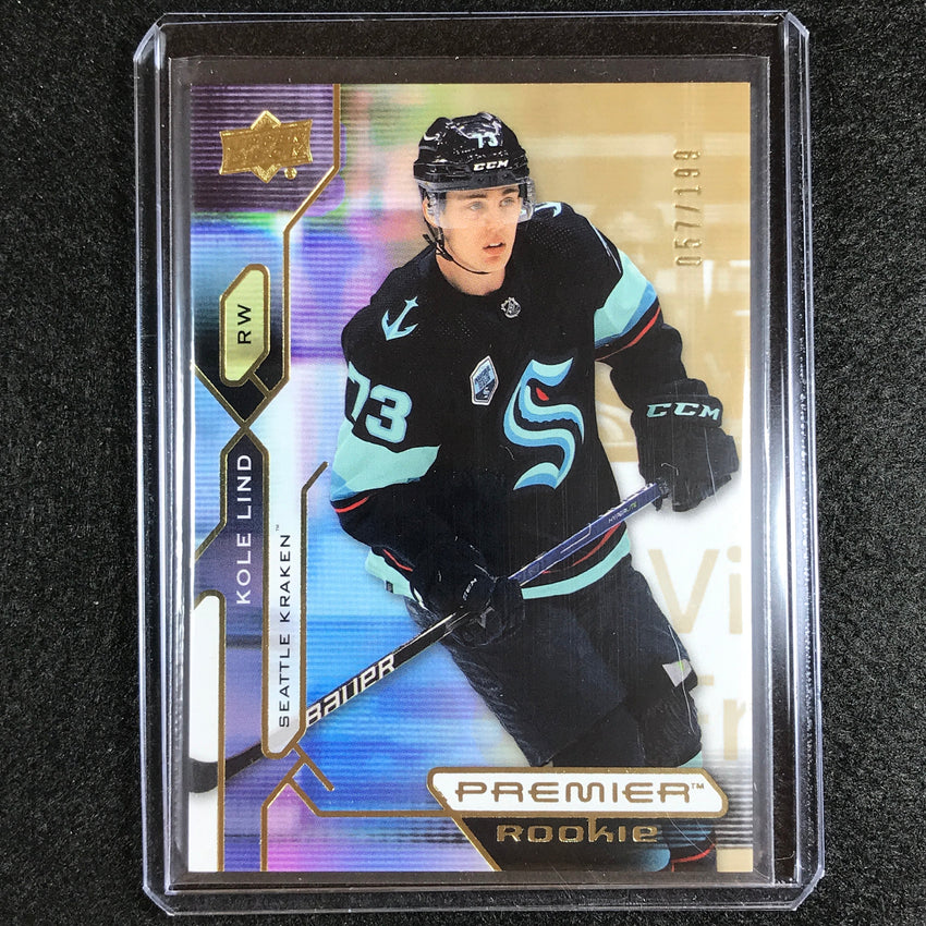 2021-22 Premier Nhl Kole Lind Rookie Base Gold 57/199
