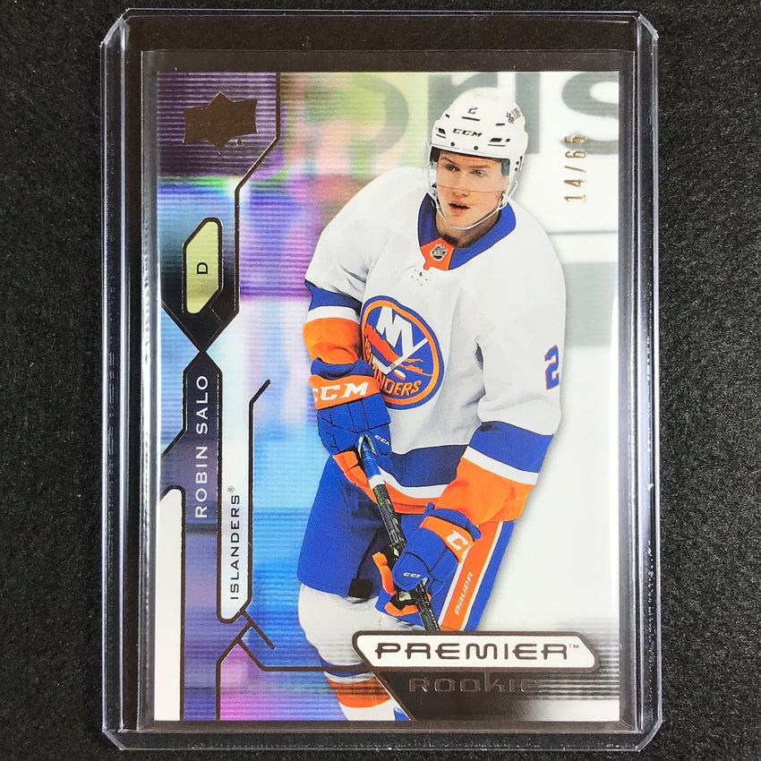 2021-22 Premier Nhl Robin Salo Rookie Base Bronze 14/65