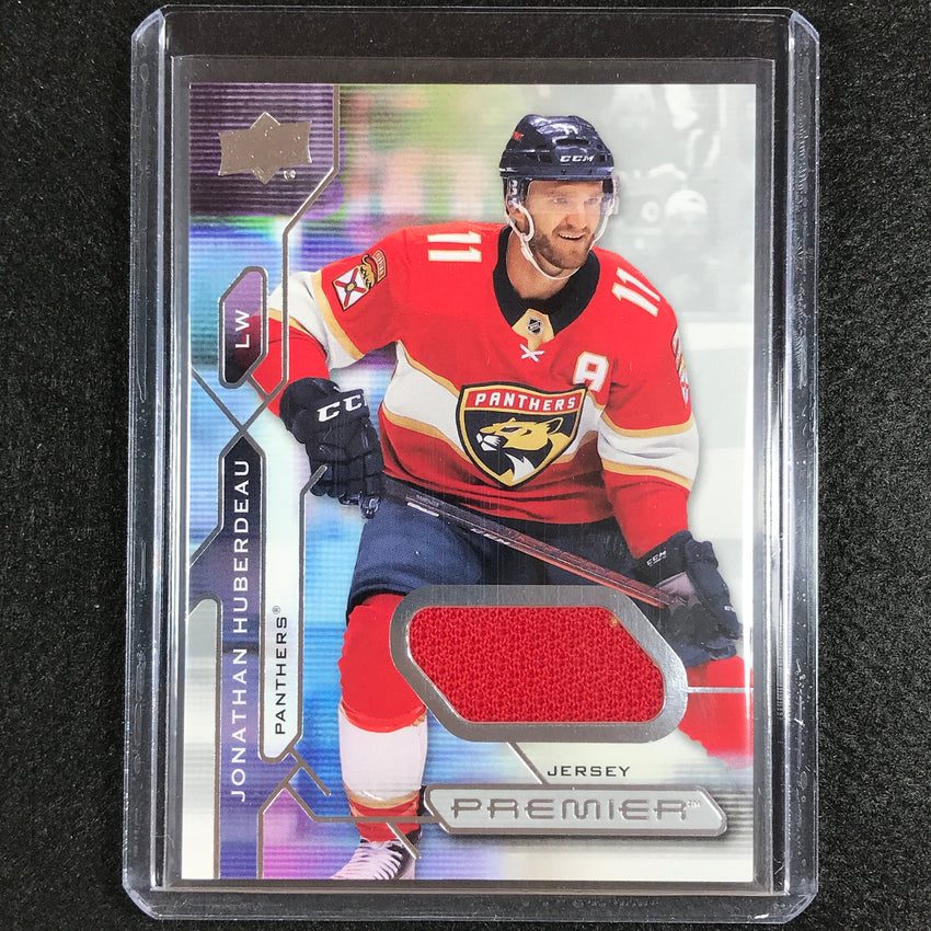 2021-22 Premier NHL JONATHAN HUBERDEAU Veteran Base Jersey Relic #4