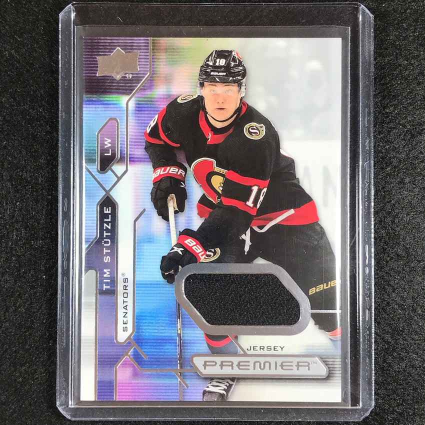 2021-22 Premier Nhl Tim Stutzle Veteran Base Jersey Relic No 11