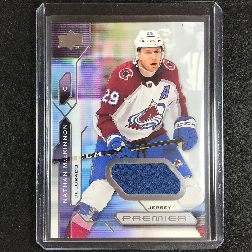 2021-22 Premier Nhl Nathan Mackinnon Veteran Base Jersey Relic No 36