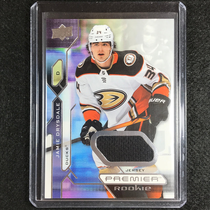 2021-22 Premier Nhl Jamie Drysdale Rookie Base Jersey Relic No 114