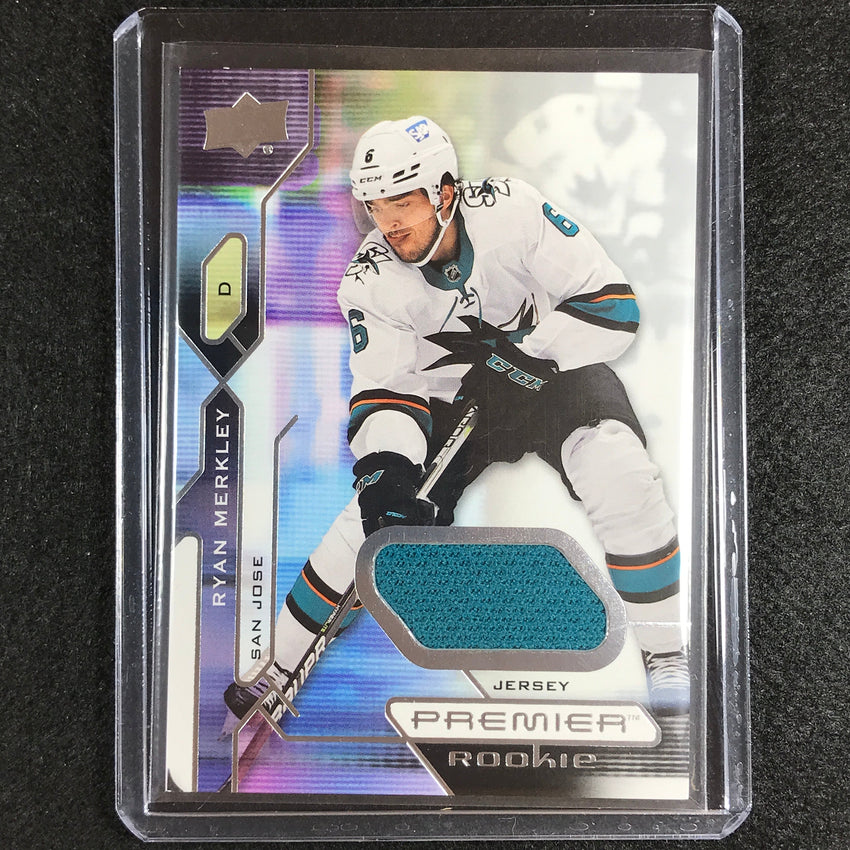 2021-22 Premier NHL RYAN MERKLEY Rookie Base Jersey Relic #137