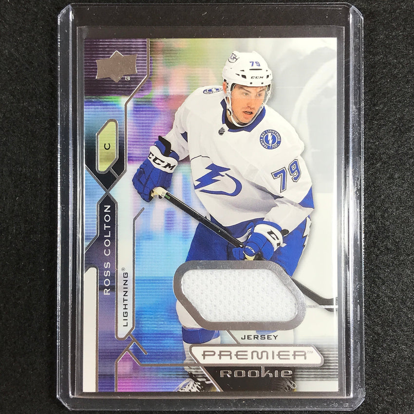 2021-22 Premier Nhl Ross Colton Rookie Base Jersey Relic No 144