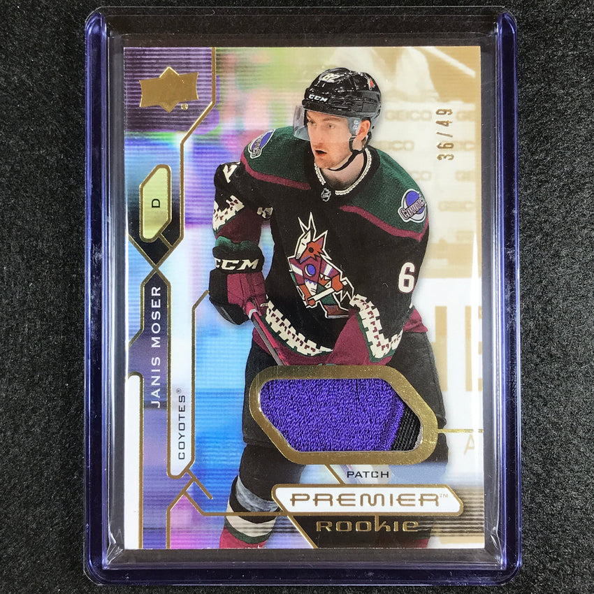 2021-22 Premier Nhl Janis Moser Rookie Base Jersey Relic Premium Patch 36/49