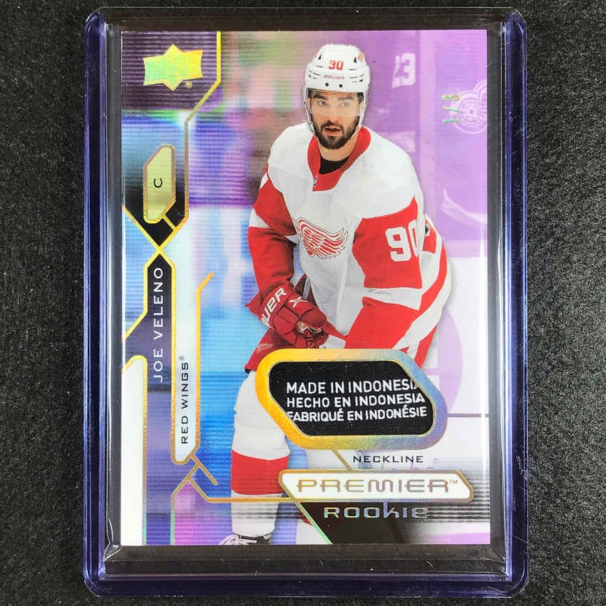 2021-22 Premier Nhl Joe Veleno Rookie Jersey Relic Neckline 1/3