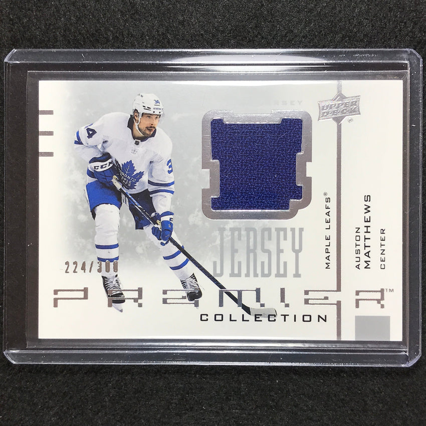 2021-22 Premier Nhl Auston Matthews 20th Anniversary Jersey Relic 224/300