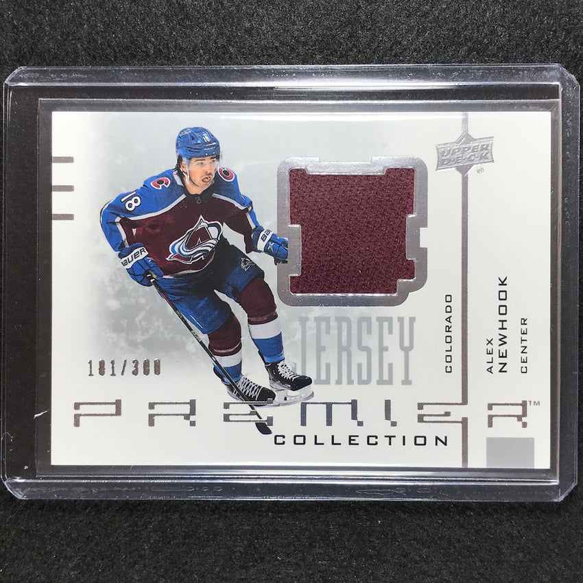 2021-22 Premier Nhl Alex Newhook 20th Anniversary Jersey Relic 181/300
