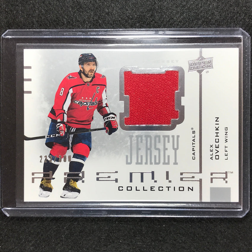 2021-22 Premier Nhl Alex Ovechkin 20th Anniversary Jersey Relic 223/300