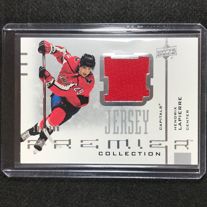 2021-22 Premier Nhl Hendrix Lapierre 20th Anniversary Jersey Relic 134/300