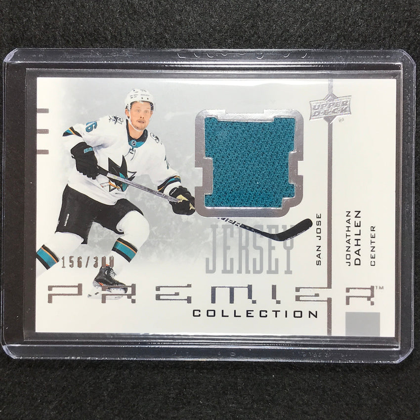 2021-22 Premier Nhl Jonathan Dahlen 20th Anniversary Jersey Relic 156/300