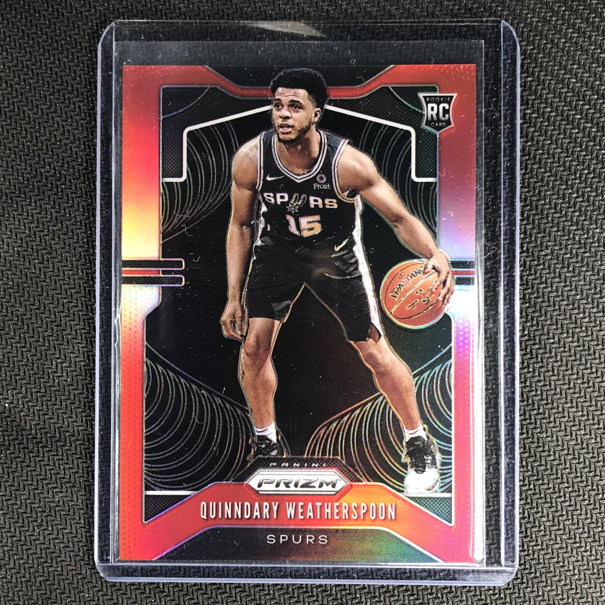 2019-20 Prizm QUINNDARY WEATHERSPOON Red Prizm Rookie /299-Cherry Collectables