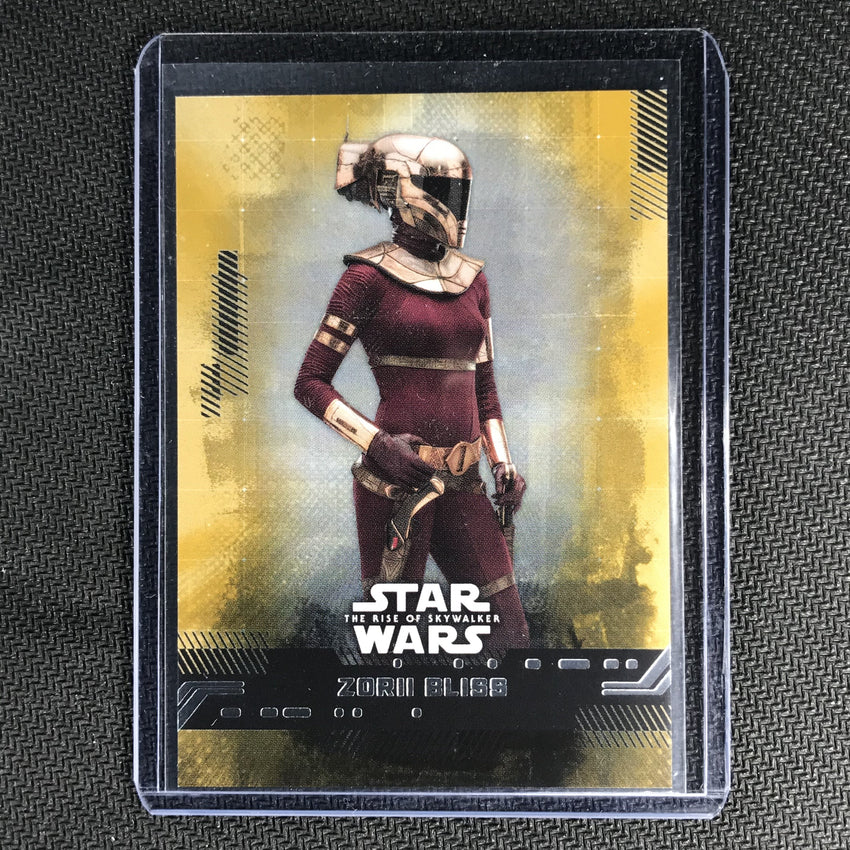 2019 Topps Star Wars Rise Of Skywalker ZORII BLISS Gold 20/25-Cherry Collectables