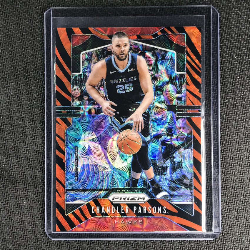 2019-20 Prizm CHANDLER PARSONS Tiger Prizm #140-Cherry Collectables