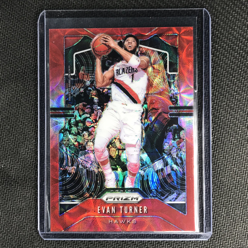 2019-20 Prizm EVAN TURNER Choice Red Prizm 59/88-Cherry Collectables