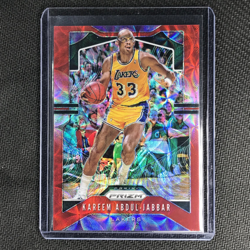 2019-20 Prizm KAREEM ABDUL JABBAR Choice Red Prizm 73/88-Cherry Collectables