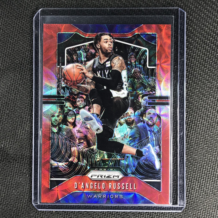 2019-20 Prizm D'ANGELO RUSSELL Choice Red Prizm 79/88-Cherry Collectables