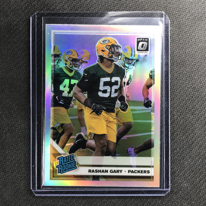 2019 Donruss Optic RASHAN GARY Rated Rookie Silver Prizm #195-Cherry Collectables