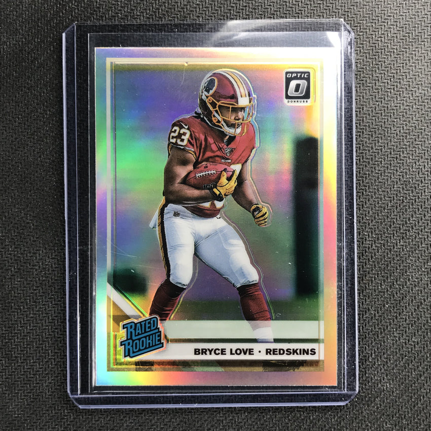 2019 Donruss Optic BRYCE LOVE Rated Rookie Silver Prizm #182-Cherry Collectables