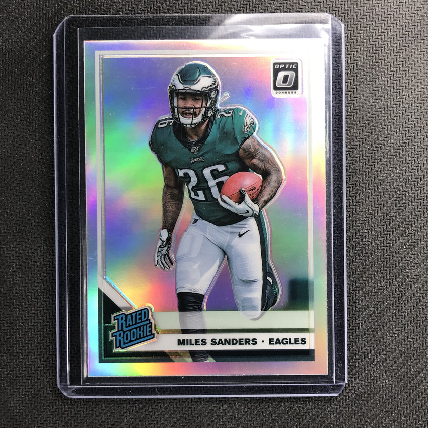 2019 Donruss Optic MILES SANDERS Rated Rookie Silver Prizm #172-Cherry Collectables