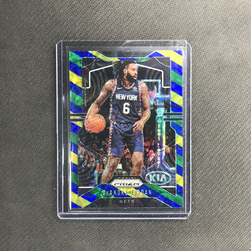 2019-20 Prizm DEANDRE JORDAN Blue Yellow Green Prizm #243-Cherry Collectables