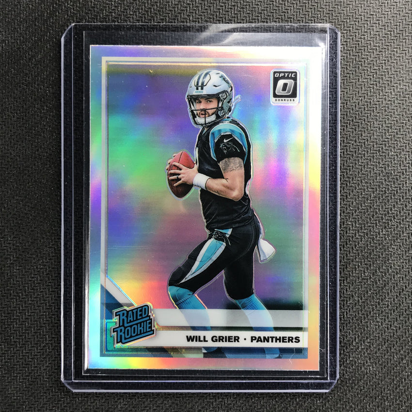 2019 Donruss Optic WILL GRIER Rated Rookie Silver Prizm #155-Cherry Collectables