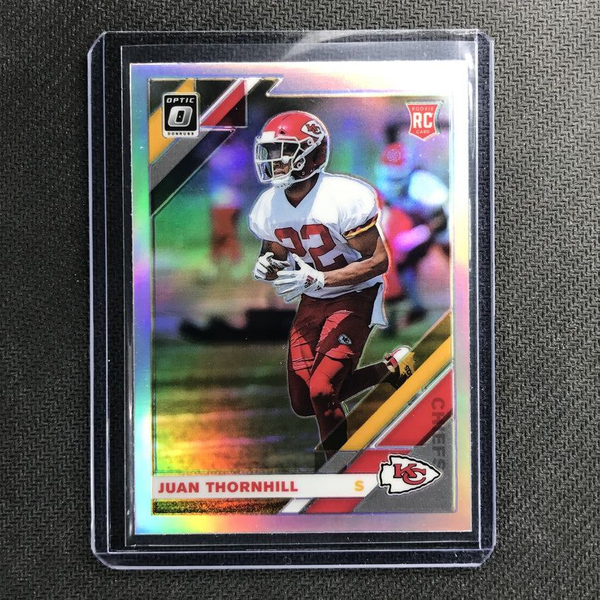 2019 Donruss Optic JUAN THORNHILL Rookie Silver Prizm #130-Cherry Collectables
