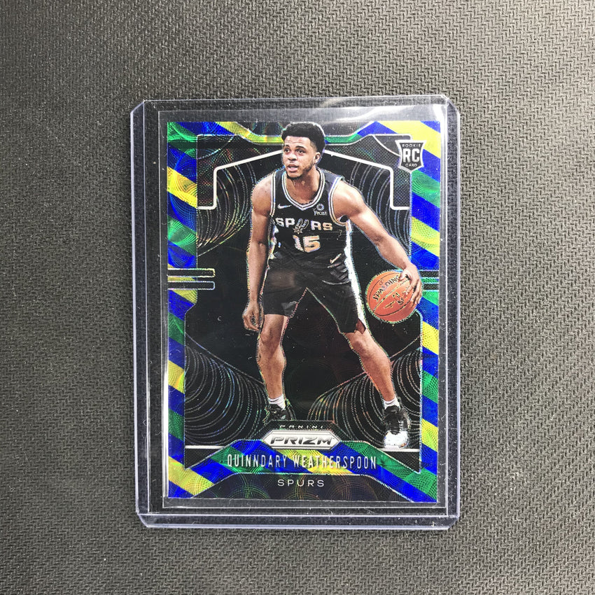 2019-20 Prizm QUINNDARY WEATHERSPOON Blue Yellow Green Rookie Prizm #285-Cherry Collectables