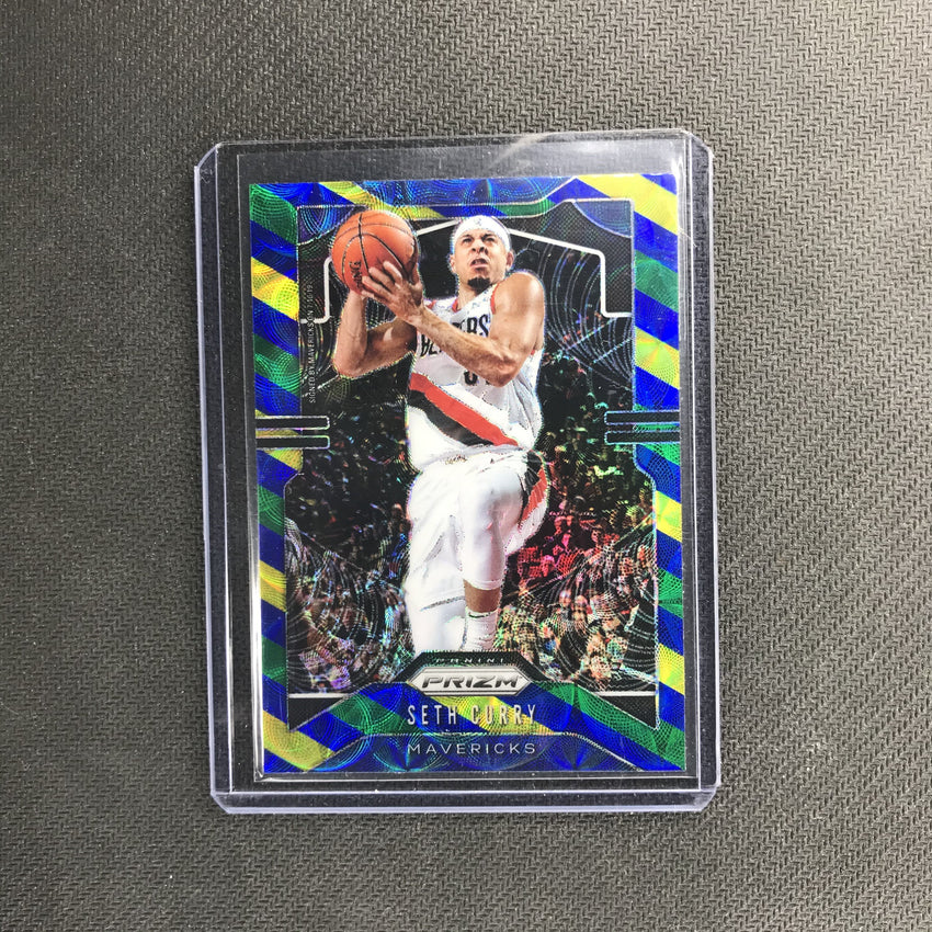 2019-20 Prizm SETH CURRY Blue Yellow Green Prizm #226-Cherry Collectables