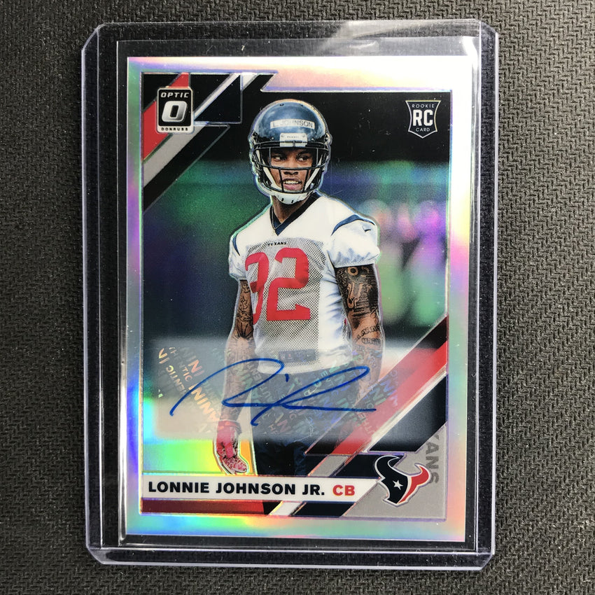 2019 Donruss Optic LONNIE JOHNSON Silver Rookie Auto 95/99-Cherry Collectables