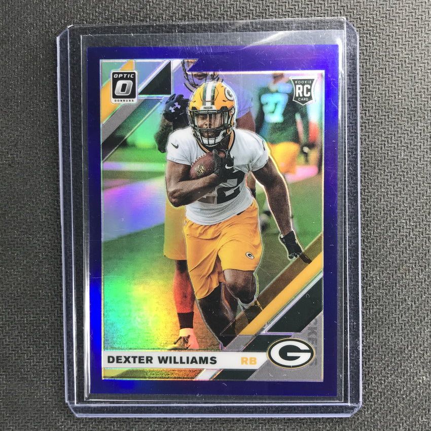 2019 Donruss Optic DEXTER WILLIAMS Rookie Purple Prizm 5/50-Cherry Collectables