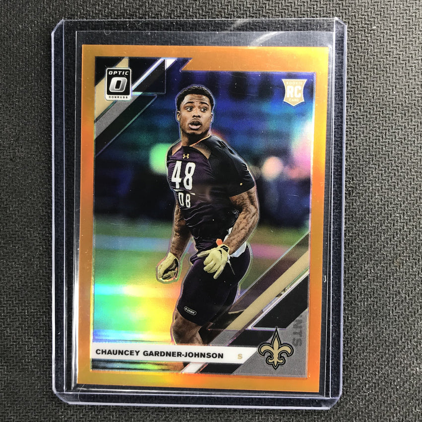 2019 Donruss Optic CHAUNCEY GARDNER JOHNSON Rookie Orange Prizm 10/199-Cherry Collectables