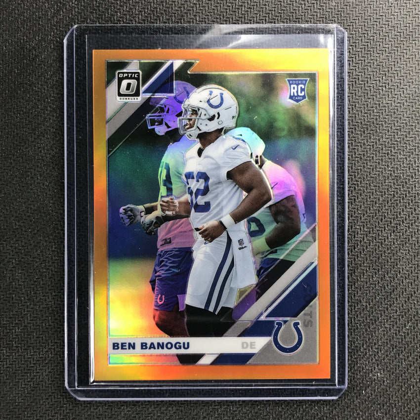 2019 Donruss Optic BEN BANOGU Rookie Orange Prizm 121/199-Cherry Collectables