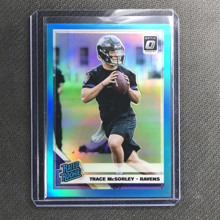2019 Donruss Optic TRACE MCSORELEY Rated Rookie Aqua Prizm 178/299-Cherry Collectables