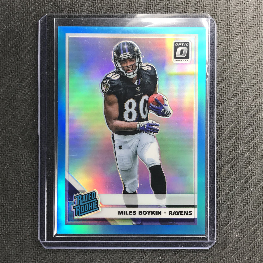 2019 Donruss Optic MILES BOYKIN Rated Rookie Aqua Prizm 185/299-Cherry Collectables